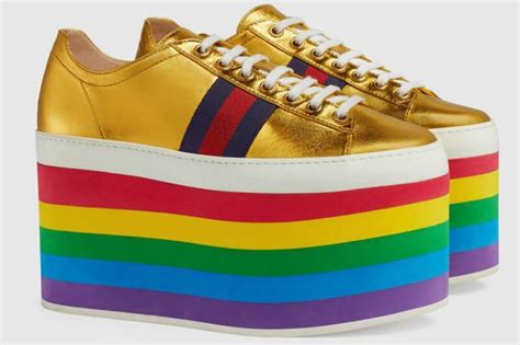 scarpe arcobaleno gucci|net a porter Gucci shoes.